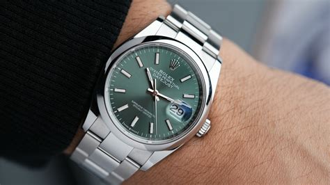 rolex datejust mint green dial|rolex datejust 36mm green dial.